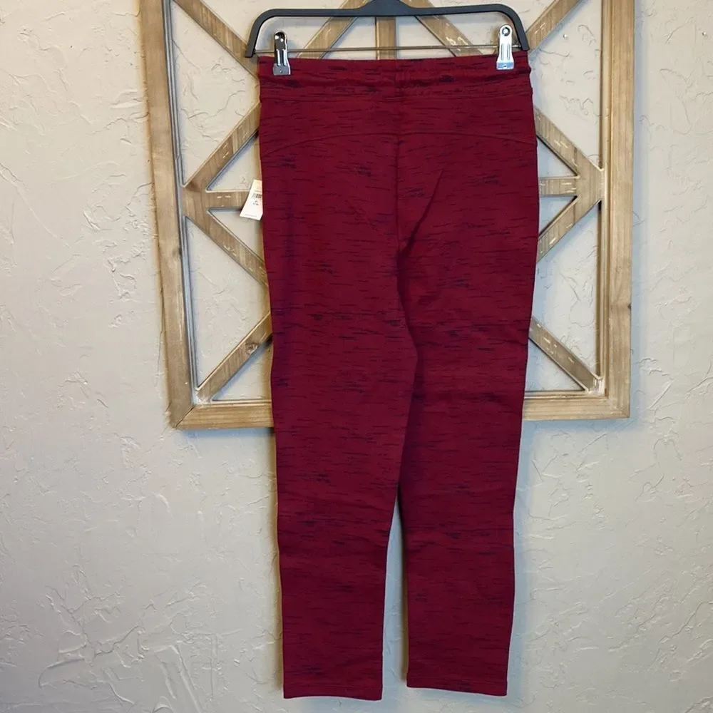NWT GAP FIT KIDS Space-dye Red/Black Joggers Youth Size XL (12)
